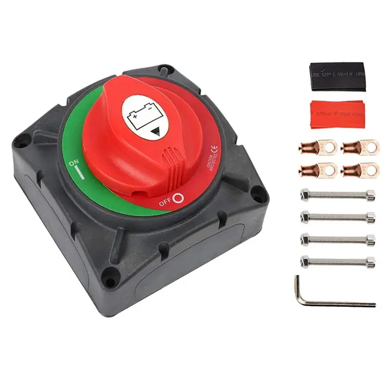 1 Set Battery Disconnect Switch On-Off Switch 600A Battery Master Switch