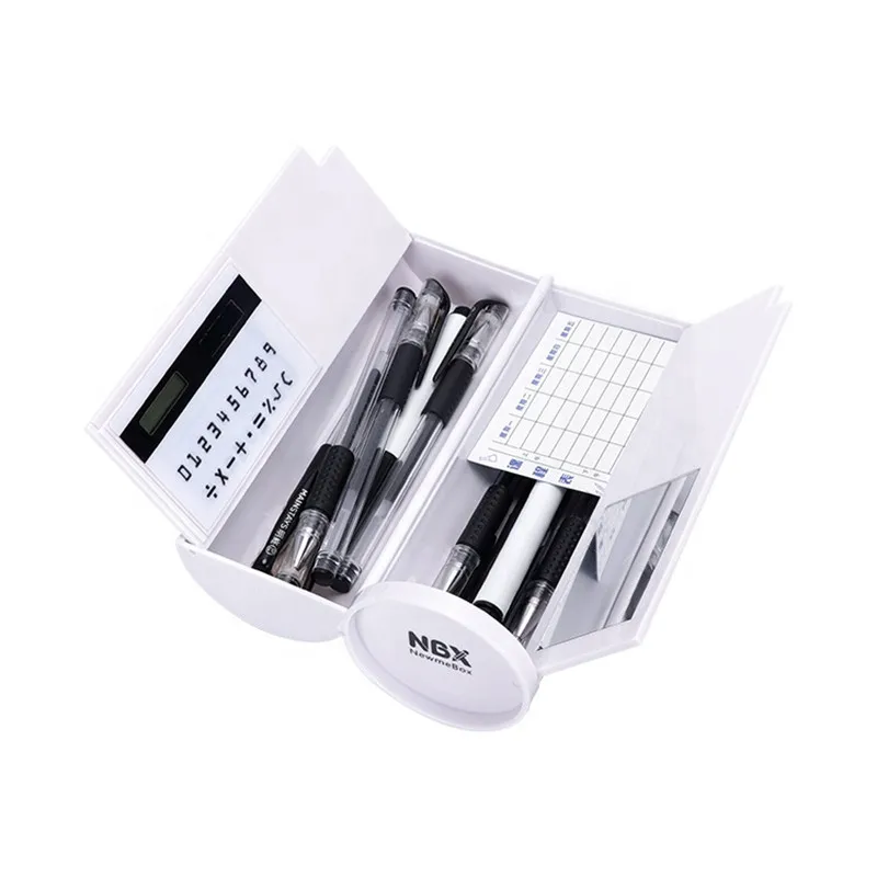 Многофункциональный чехол для карандаша цилиндрический дизайн двойная дверь