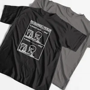 Футболка мужская COOLMIND, из 100% хлопка, с забавным принтом, повседневная, летняя, с круглым вырезом