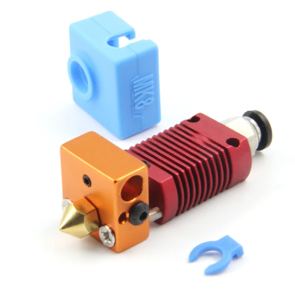 Extruder Hotend Kit Assembled 3D Printer Parts with Silicone Cover with 0.4mm Nozzles for Ender3,Ender3 Pro,Ender5,CR-10,CR-10S Extruder Hotend Kit Assembled 3D Printer Parts with Silicone Cover with 0.4mm Nozzles for Ender3,Ender3 Pro,Ender5,CR-10,CR-10S