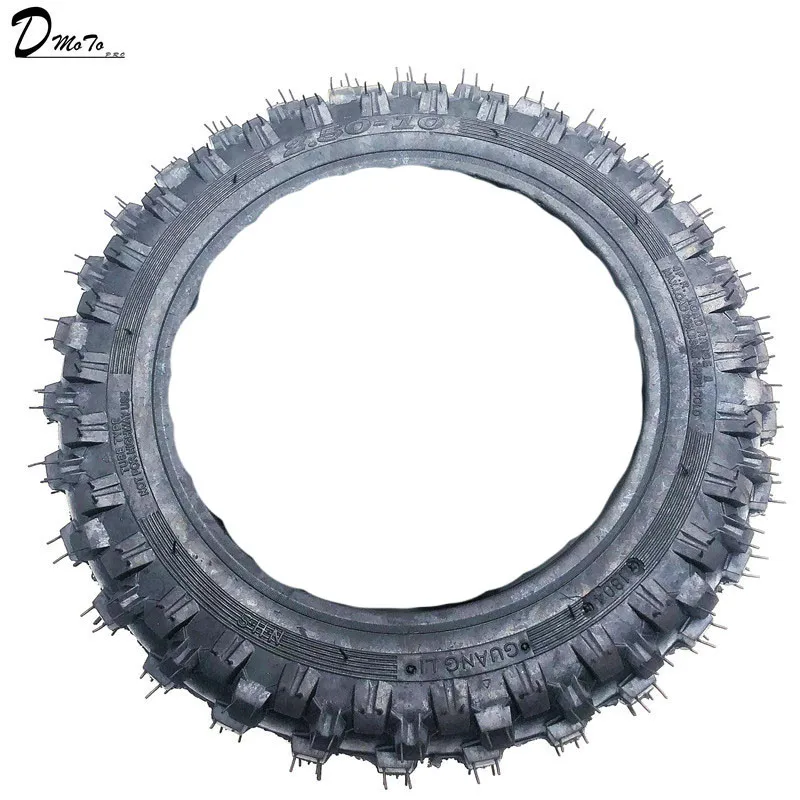 Outer Tire Only 2,50-10 переднее или заднее колесо шины с внутренней трубкой 10 дюймов шины 1" для мотоцикла Мотокросс Dirt Pit Bike - Цвет: Outer Tire Only