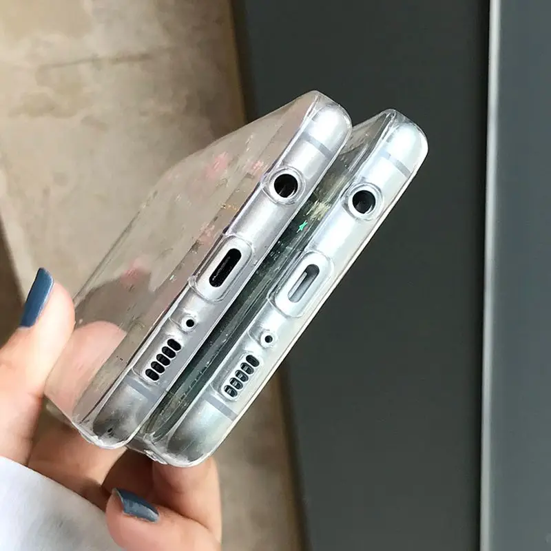 DCHZIUAN настоящая трава цветок чехол для телефона samsung Galaxy S9 Plus S10 Plus S10 S9 модный прозрачный мягкий силиконовый чехол
