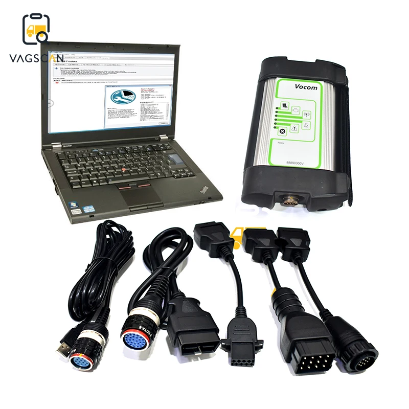 

T420 ноутбук Vocom 88890300 технологический инструмент PTT 2,7 для FM FH диагностический сканер для грузовиков