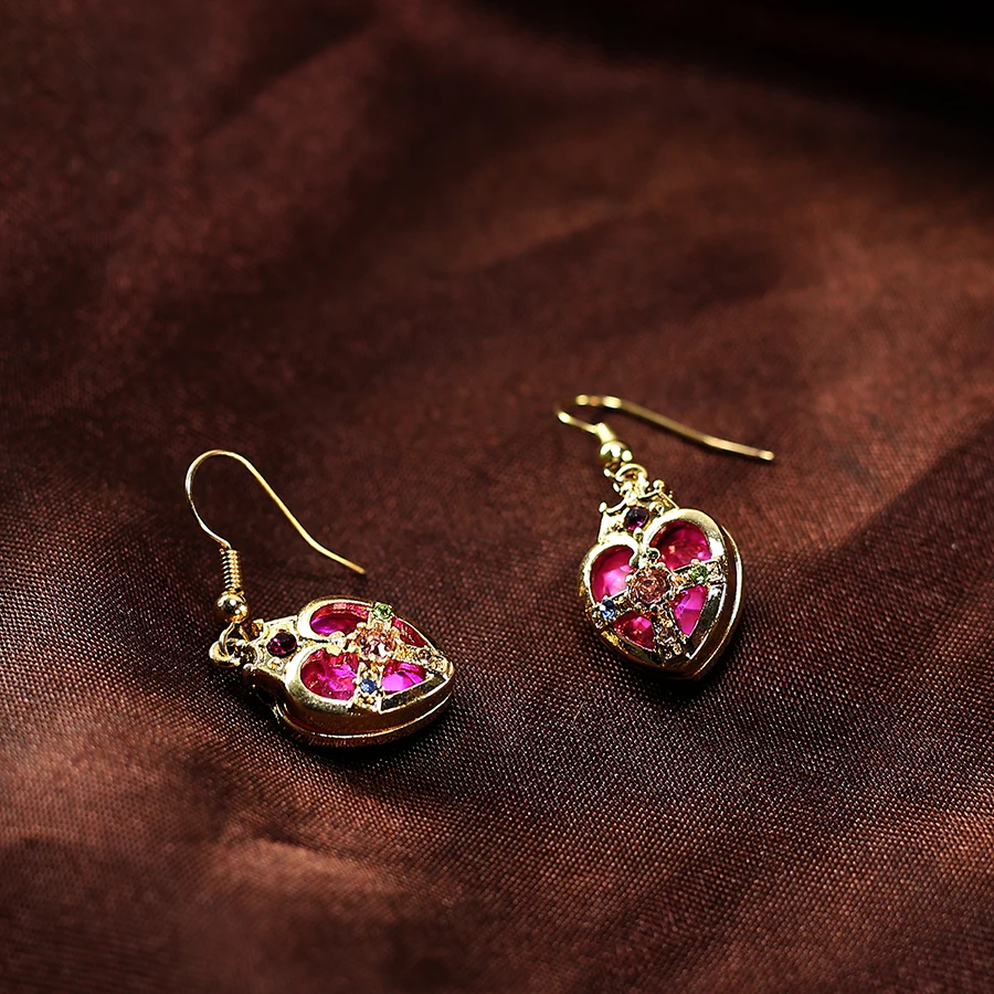 Луна Косплей хрустальный кулон ожерелье аксессуары для девочек милый