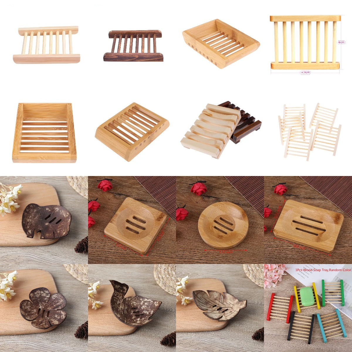 

Non-slip Soap Dishes Drain Soap Sponge Holder Storage Rack Bathroom Organizer Soap Draining Holder Kitchen Hanging Box Container