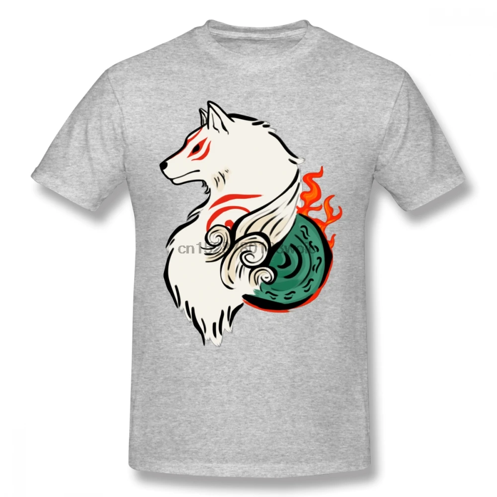 Man3D принт Okami Amaterasu игровая футболка для унисекс популярная Ammako качественная