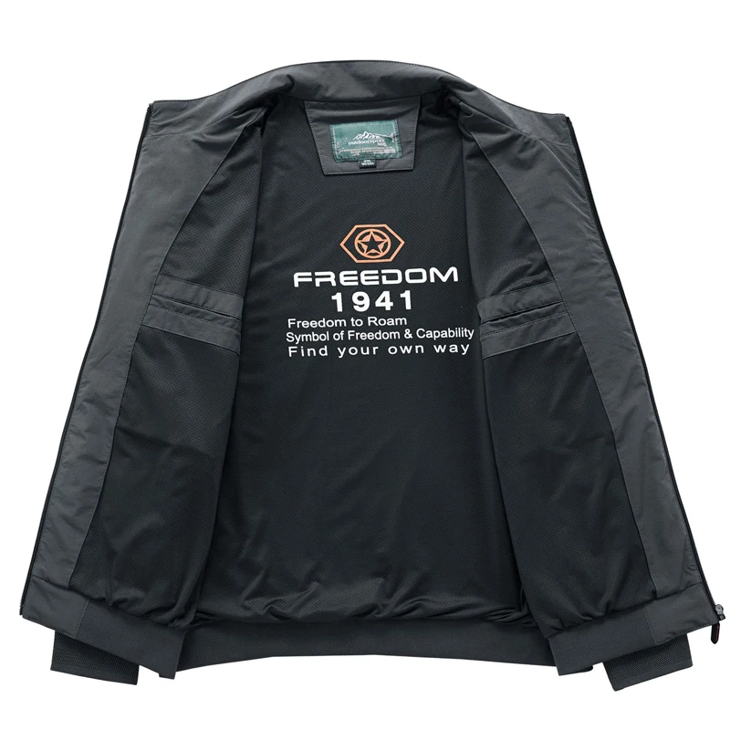 

Spring Autumn Military Jacket Men Outdoor Casual Men Clothing Quick Dry Windproof Coat Men Jaqueta Masculina Large Size M-5XL