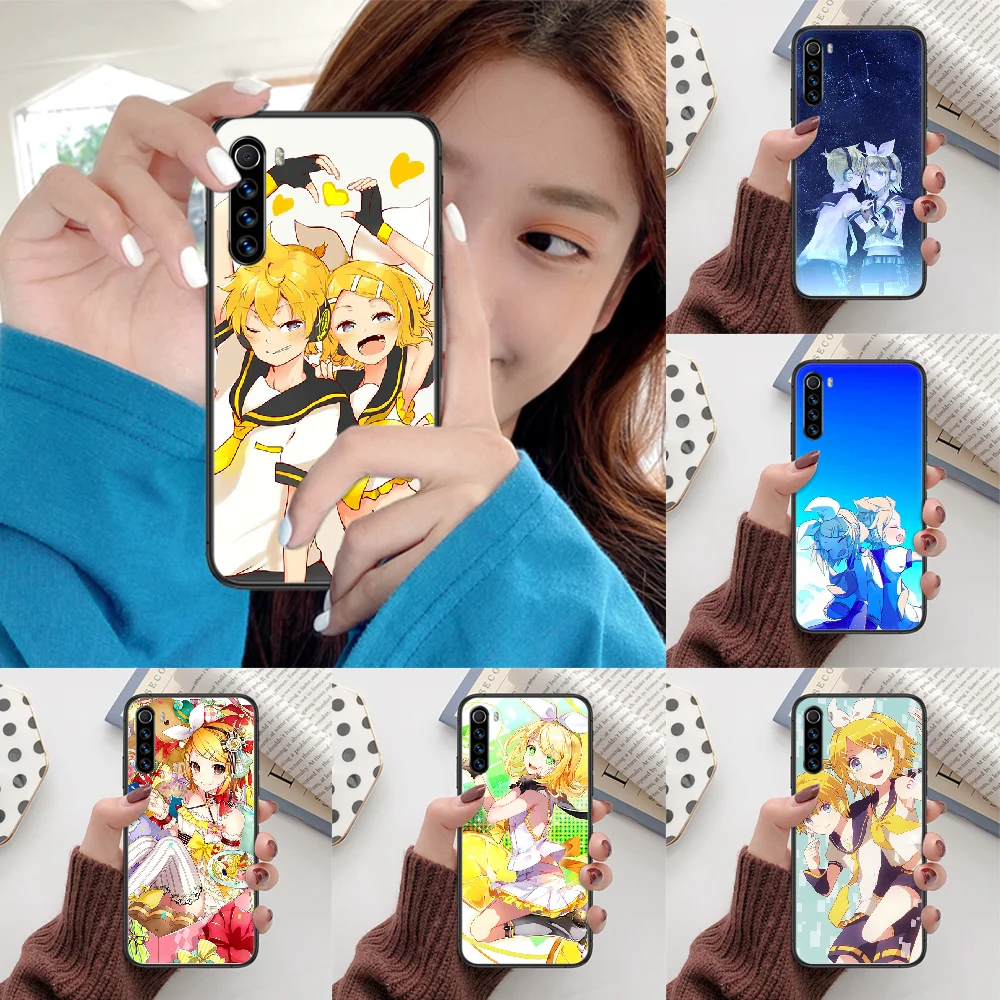 Чехол для телефона Kagamine Rin Len VOCALOID XIAOMI Redmi Note 3 4 5 6 7 8 9 Pro T S X Max черный бампер красивый