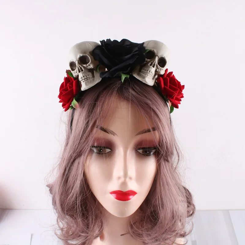 Головной убор с черепом головной обруч сетчатая повязка на голову аксессуары Vmpire