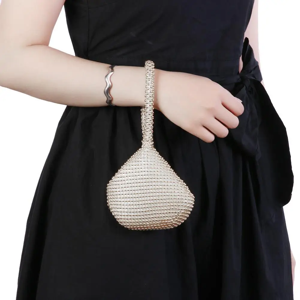 

Women Metal Evening Clutch Bags 2020 Fashion Diamond Rhinestone Purse Handbag Super Mini Handbag Purse For Wedding Sac