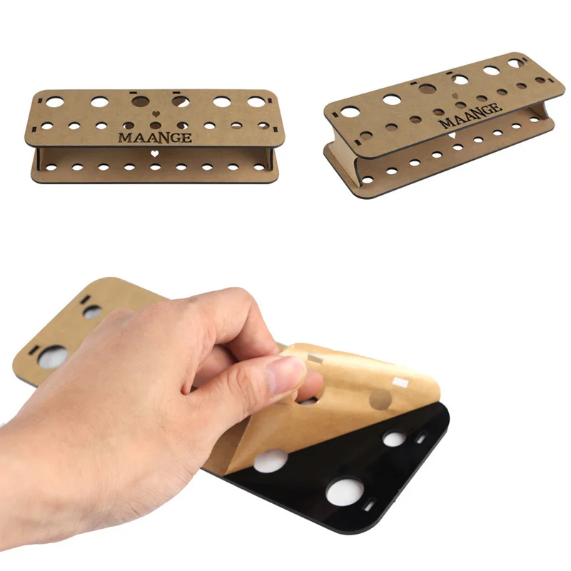 Недавно 15 отверстий акриловый держатель кистей для макияжа дисплей полка