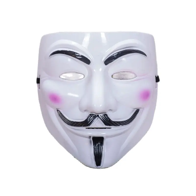 

Classic V for Vendetta Masks Anonymous V for Vendetta Masquerade Adult Party Mask Halloween Masked V Cosplay Mask White Masque
