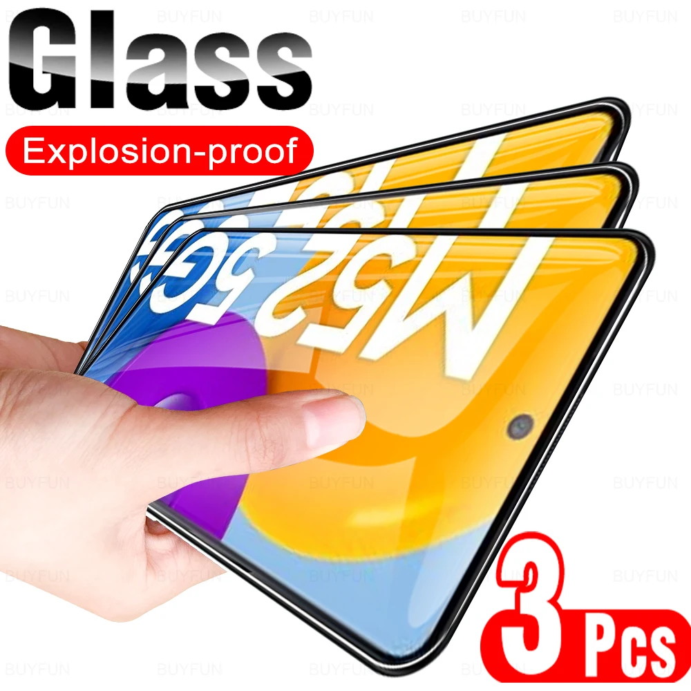

Стеклянные закаленные очки для samsung galaxy m52 m 52, 6,7 дюйма, 3 шт.