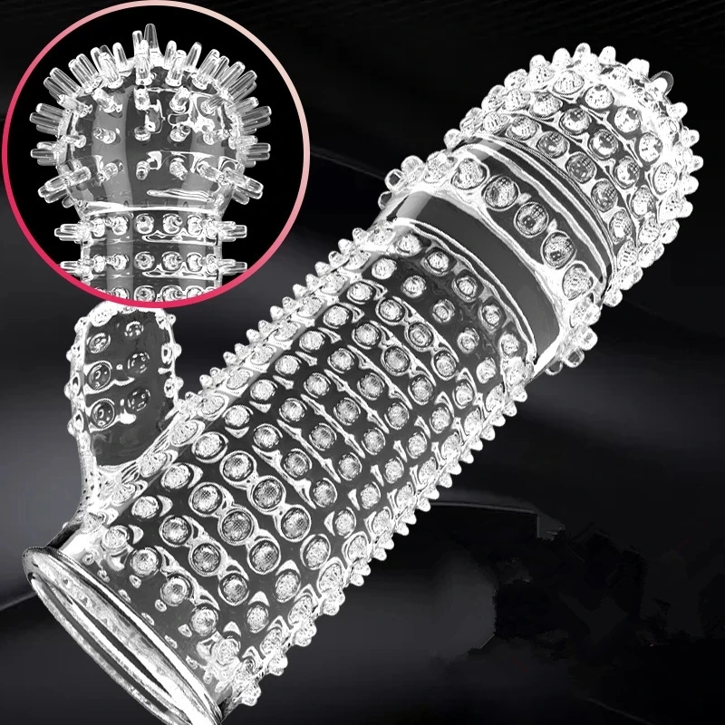 Презерватив для стимуляции точки G насадка на пенис кольцо член удлинитель