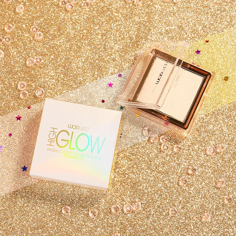 Пудра хайлайтер WodWod 3 цвета контур лица макияж Хайлайтер для лица|Бронзеры и