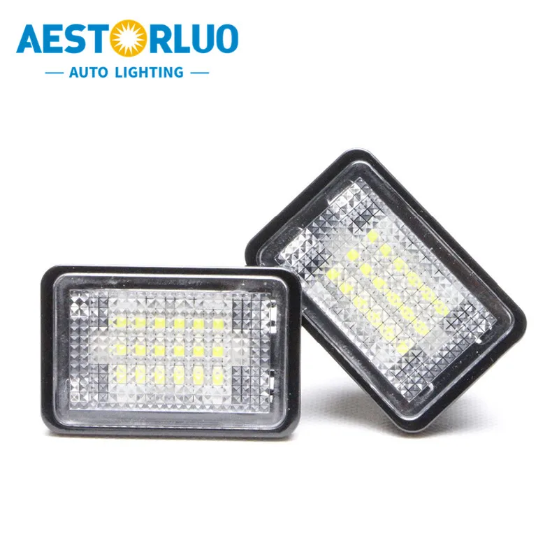 

2pcs Error Free Factory Supply W203 5D LED License Plate Light Lamp For Benz GLK X204(07-13) White 12V