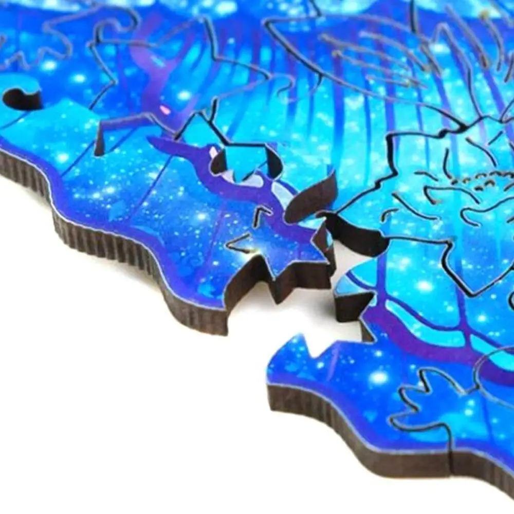 

Butterfly Wooden Puzzles Unique Animal Shape Jigsaw Pieces Adult Kid Toys Home Decor Supplies kids learning