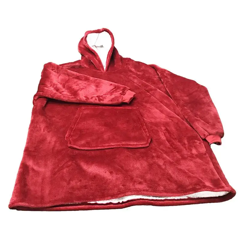 Одеяло для ТВ большого размера толстовка с капюшоном ультра плюшевые мягкие