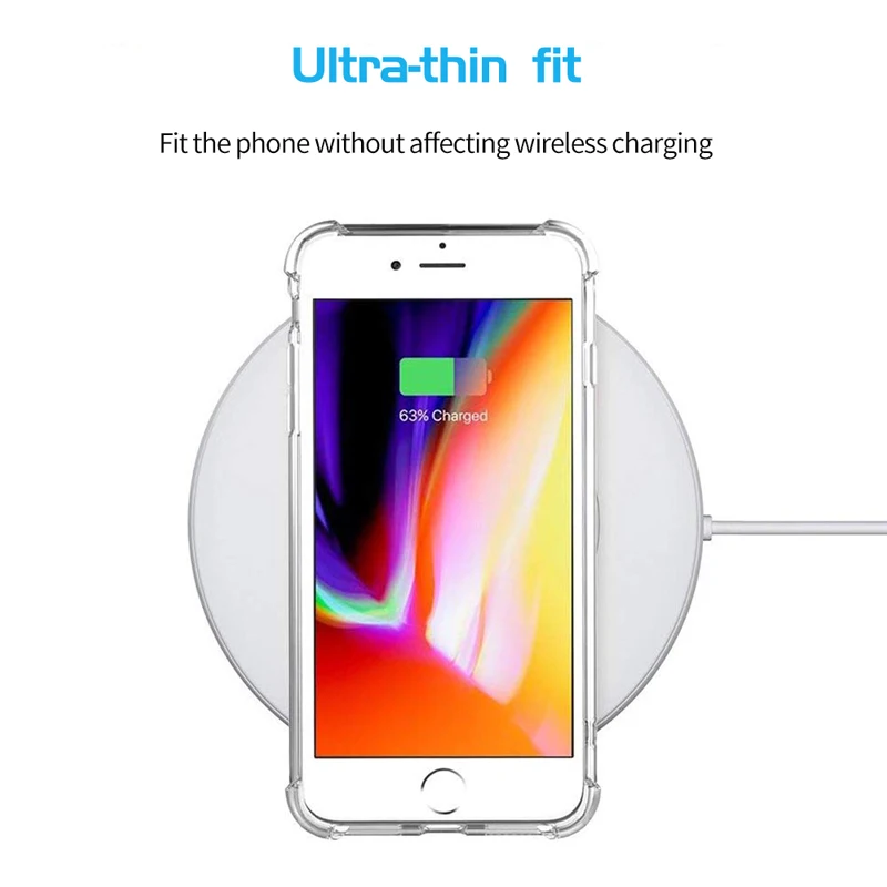 Прозрачный чехол для iPhone 11 Pro XS MAX X XR 8 7 6S Plus мягкий ТПУ с цепочкой и ремешком |