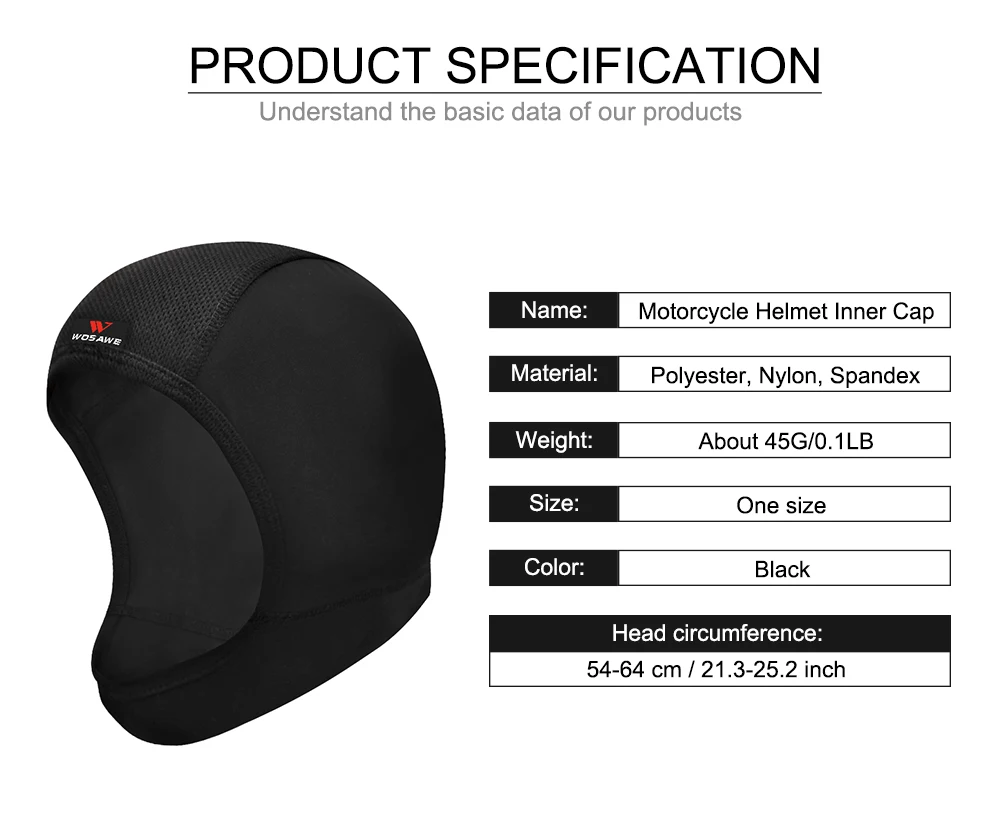 WOSAWE дышащие велосипедные шапки для подбородка с ушками быстросохнущие