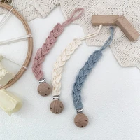 baby pacifier clip chain handmade crochet cotton diy dummy nipple holder nursing soother teether leash strap for newborn infant