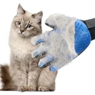 Перчатки для груминга домашних питомцев, щетка для вычесывания шерсти у кошек и собак, массаж собак