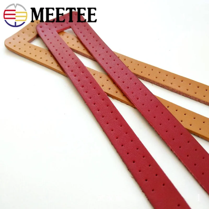 Meetee 10pcs 17.5/22.5cm Genuine Leather Bag Zipper Outer Frame Handbag Decor Buckle DIY Manual Accessories Craft | Дом и сад