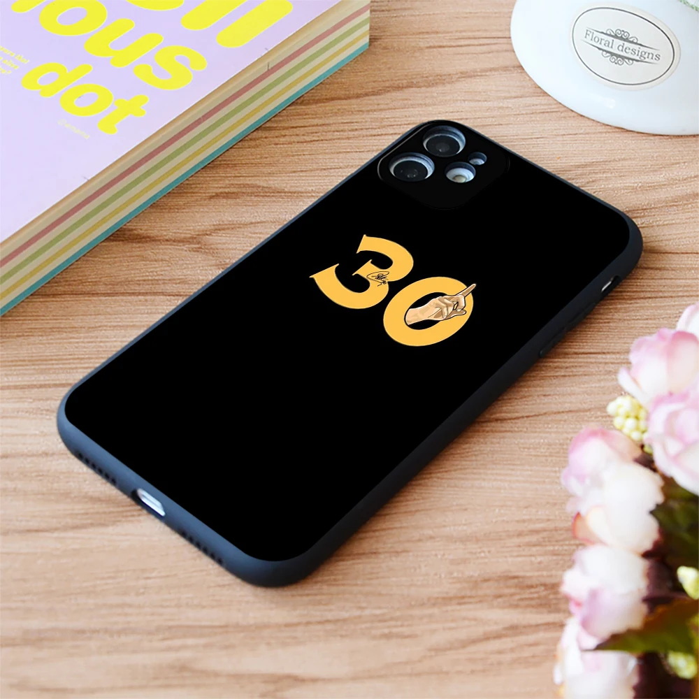 Мягкий матовый чехол для iPhone 6 7 8 11 12 Plus Pro X XR XS MAX SE с принтом Стивена карри