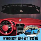 Автомобильный внутренний коврик для приборной панели, коврик для приборной панели, ковер для Porsche 911 2004  2011 Turbo GTS, Солнцезащитный ковер, автомобильная накидка