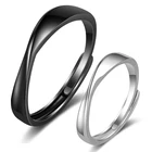 Минималистское кольцо для пары из Мебиуса толщиной 3 мм, новинка 2020, для мужчин и женщин, для помолвки, свадьбы, праздника, вечеринки, модное ювелирное украшение, подарок
