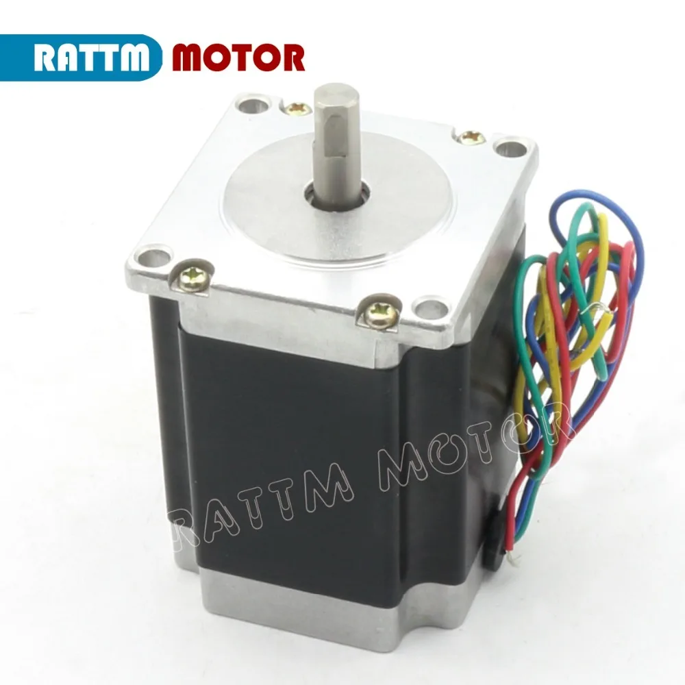 Шаговый двигатель NEMA23 76 мм/270Oz-in/ 3A с ЧПУ шаговый для фрезерного станка фрезерный