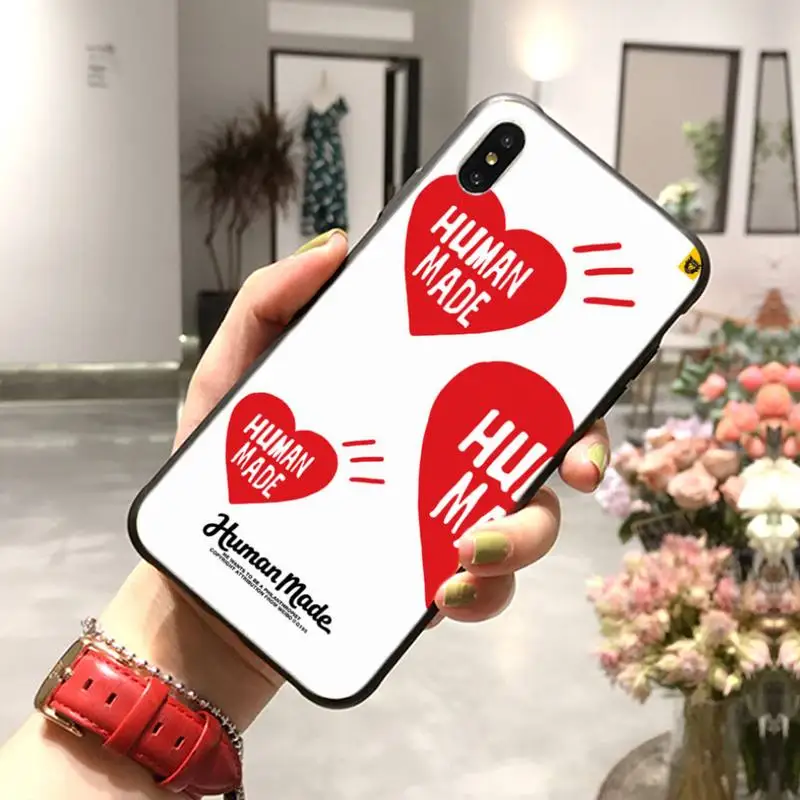 

HTxian 0 HUMAN MADE Customer High Quality Phone Case for iPhone 11 pro XS MAX 8 7 6 6S Plus X 5 5S SE XR case2020 SE