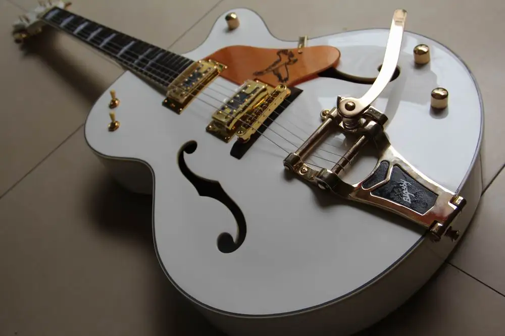 Новое поступление китайская электрогитара Jazz греческая гитара модель 6120 лучшее