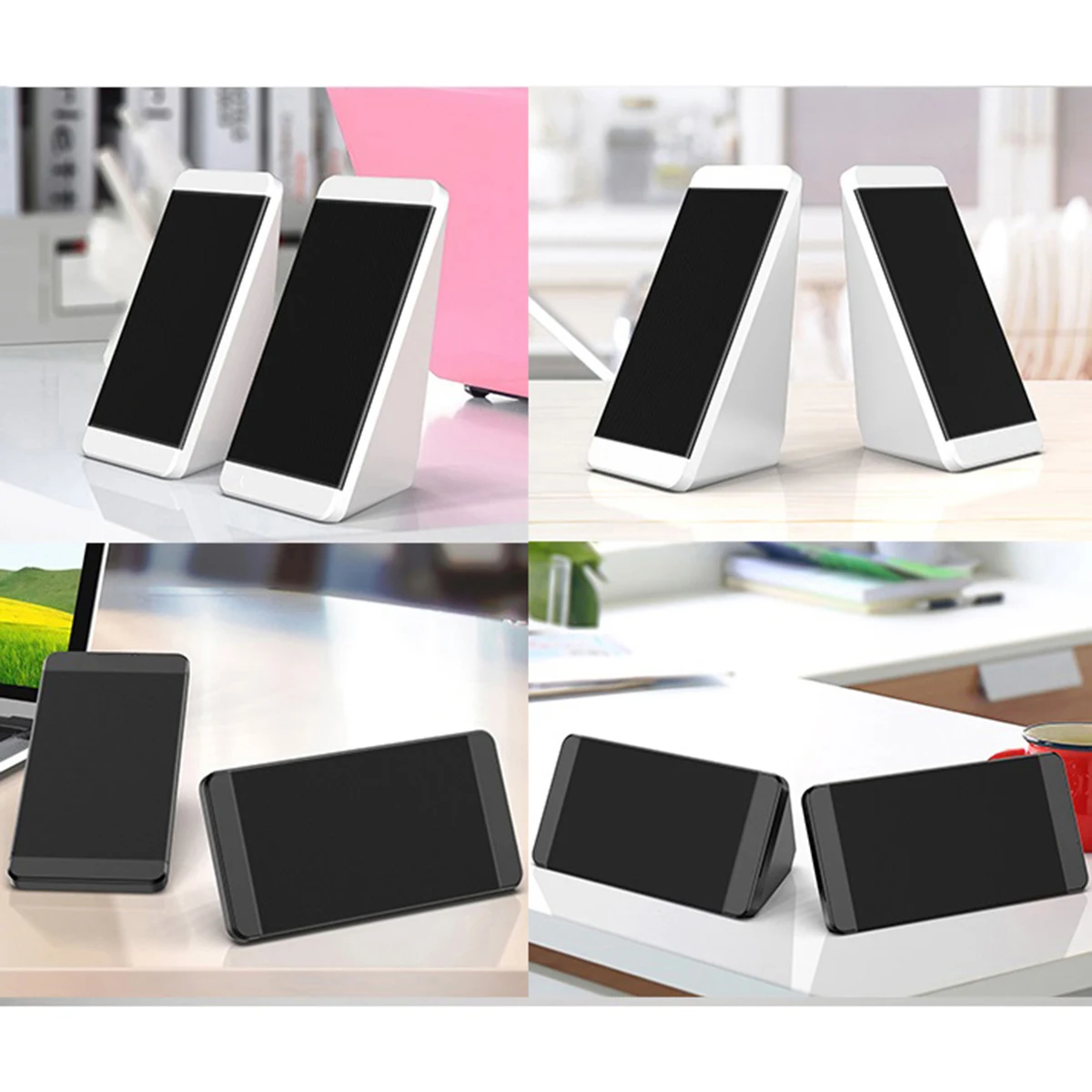 

Wired Computer Speakers USB + AUX Loudspeakers With Volume Control For Laptop Desktop Phone