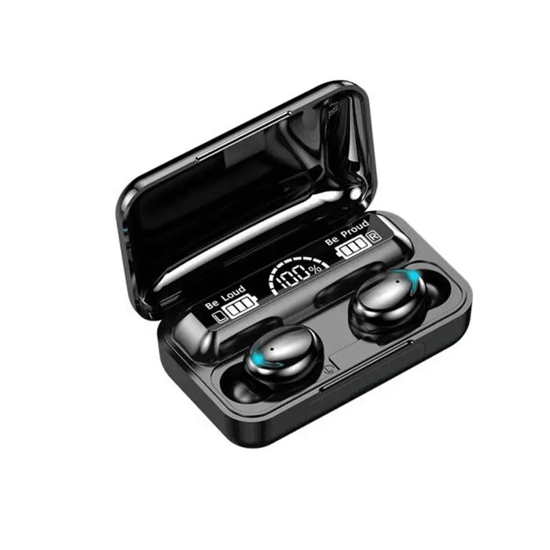 

New F9 wireless headset Earphone bluetooth touch 5.0 digital display binaural in-ear sports universal mini