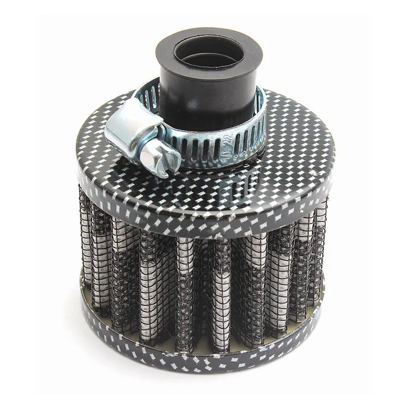 Автомобильный воздушный фильтр 12 мм Круглый конический воздухозаборник с