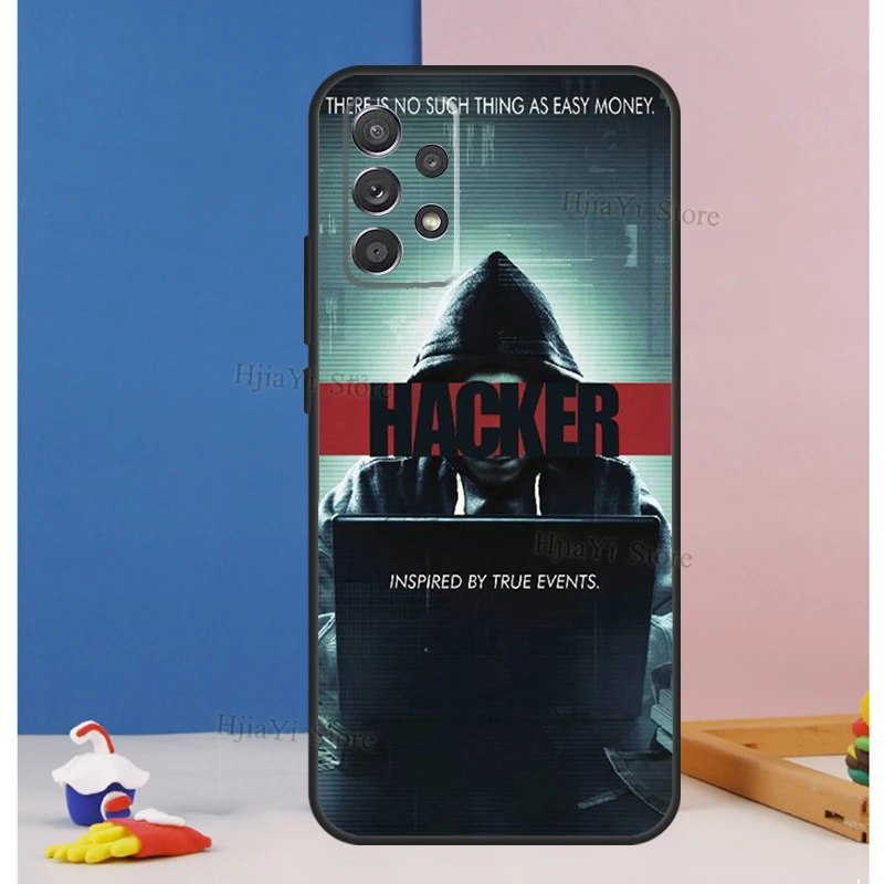 Матричный хакер для Samsung A71 A51 A41 A31 A11 A42 A12 A52 A32 A72 A70 A50 A10 A02S A20e A21S чехол телефона |