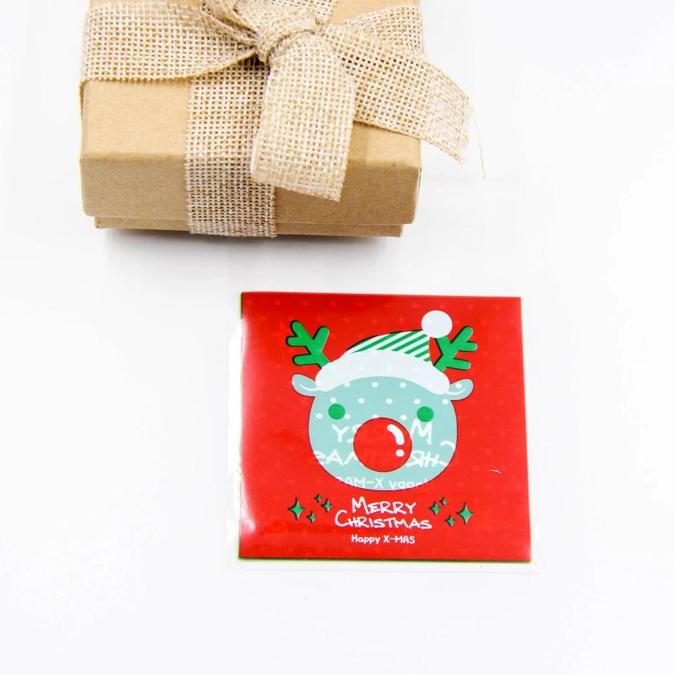 20p Deer 1 набор оленей и Санта-Клауса, рождественские подарочные коробки для конфет, упаковочные коробки для гостей, Подарочная сумка для рождественской вечеринки, Подарочный декор для детей - Цвет: 20p Deer