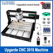 Обновленный ЧПУ 3018 Pro GRBL контроль Diy мини ЧПУ станок 3 оси pcb фрезерный станок древесины маршрутизатор лазерная гравировка с автономным