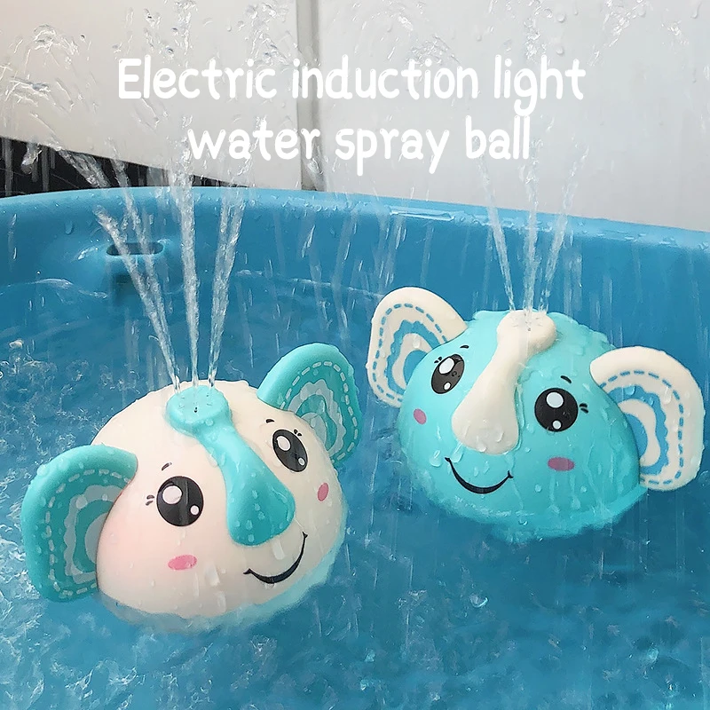 

Детские Игрушки для ванны, Электрический фонтан для душа, распыление воды светильник кой, слон для игры в ванную комнату, водная игрушка для ...