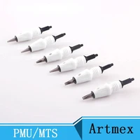 screw 50pcs artmex v series v3 v6 v8 v9 artmex needles for pmu tattoo tip permanent makeup tools electric pen eyebrows eyeliner