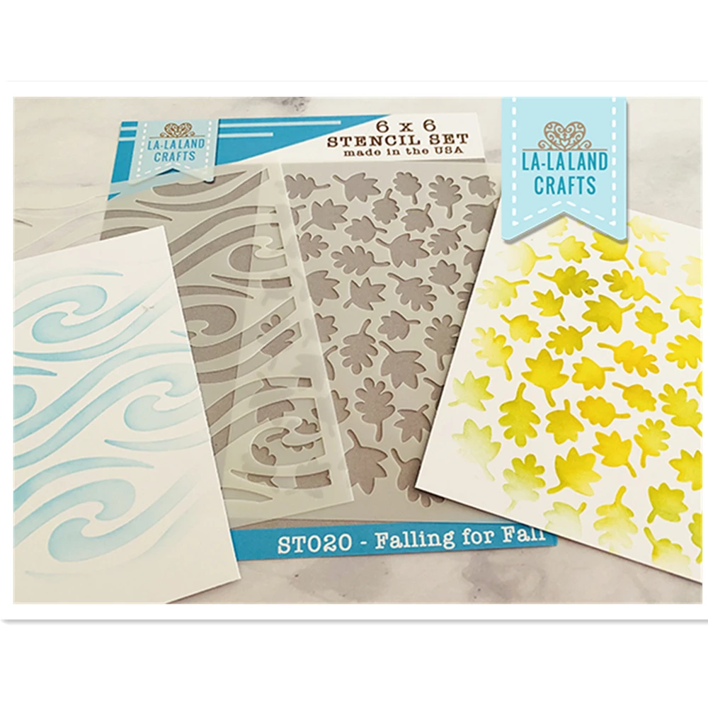 

Falling for Fall Layering Stencil Set 2021 Arrival New Cut Die Various Card Series Scrapbook Paper Craft Knife Mould Blade Punch