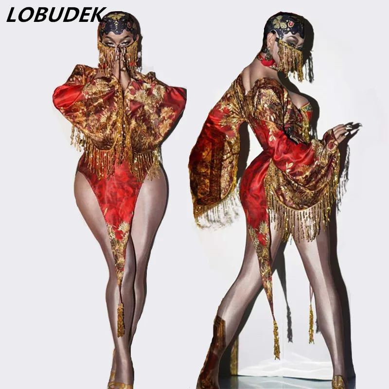 Костюм для танвечерние в китайском стиле мужчин и женщин вечернее боди с