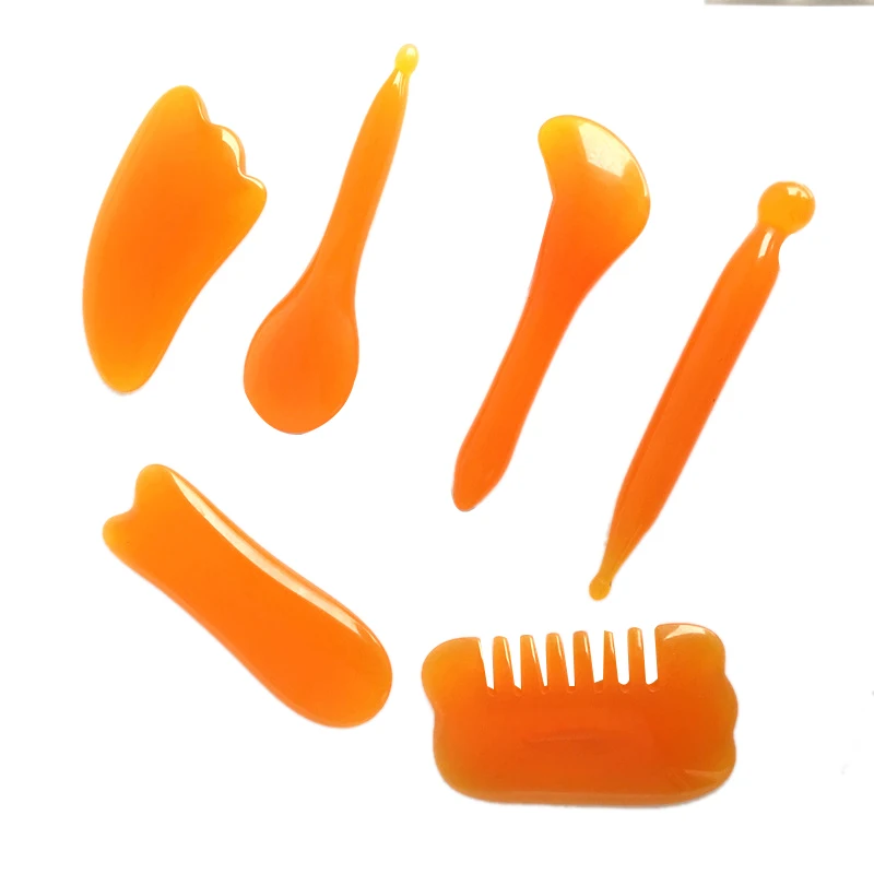 Набор массажных инструментов Gua Sha ручная работа скребковая доска Guasha для