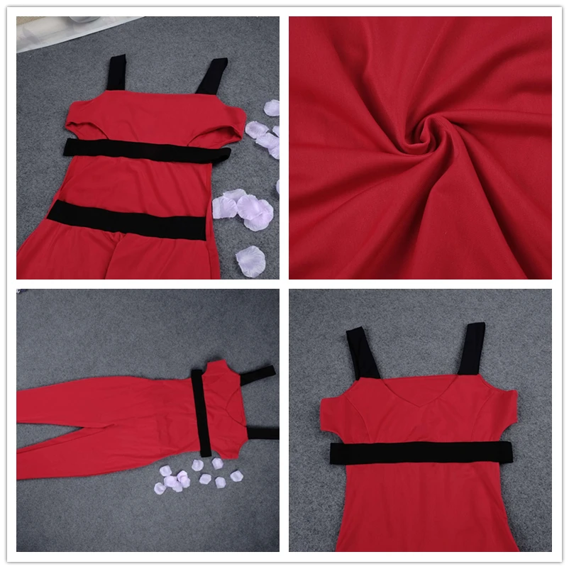 Активный женский летний красный Йога Спортивная одежда для спортзала Глубокий V