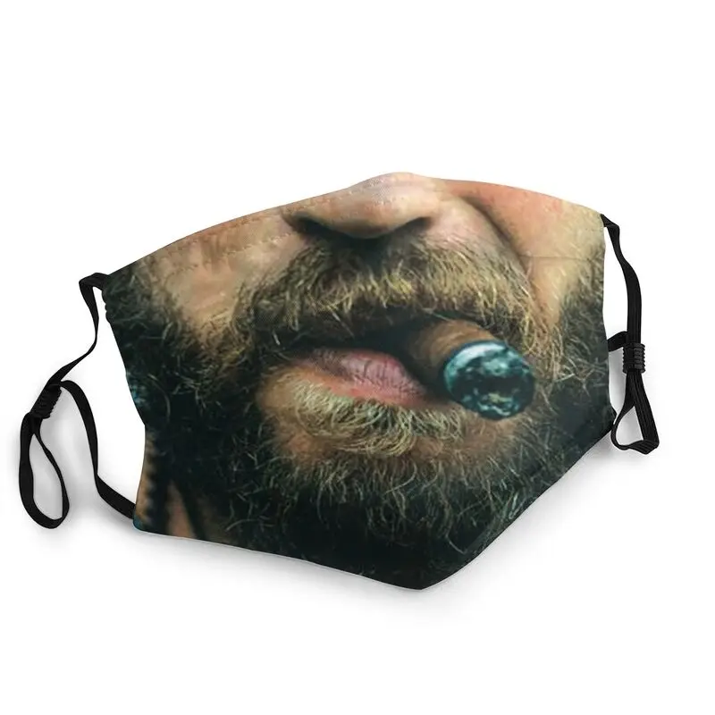 

Beard Cigar Smoking Non-Disposable Mouth Face Mask Adult Unisex Funny Meme Mask Haze Protection Cover Respirator Mouth Muffle