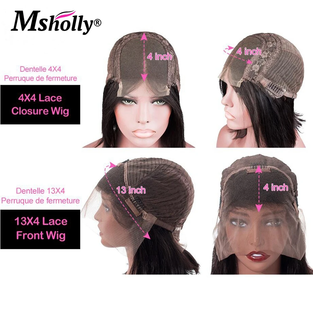 

180% Short Bob Human Hair Wigs Pre-Plucked Curly Lace Front Wig With Baby Hair Brazilian Remy Wig Highlight Human Hair Wigs 8-16