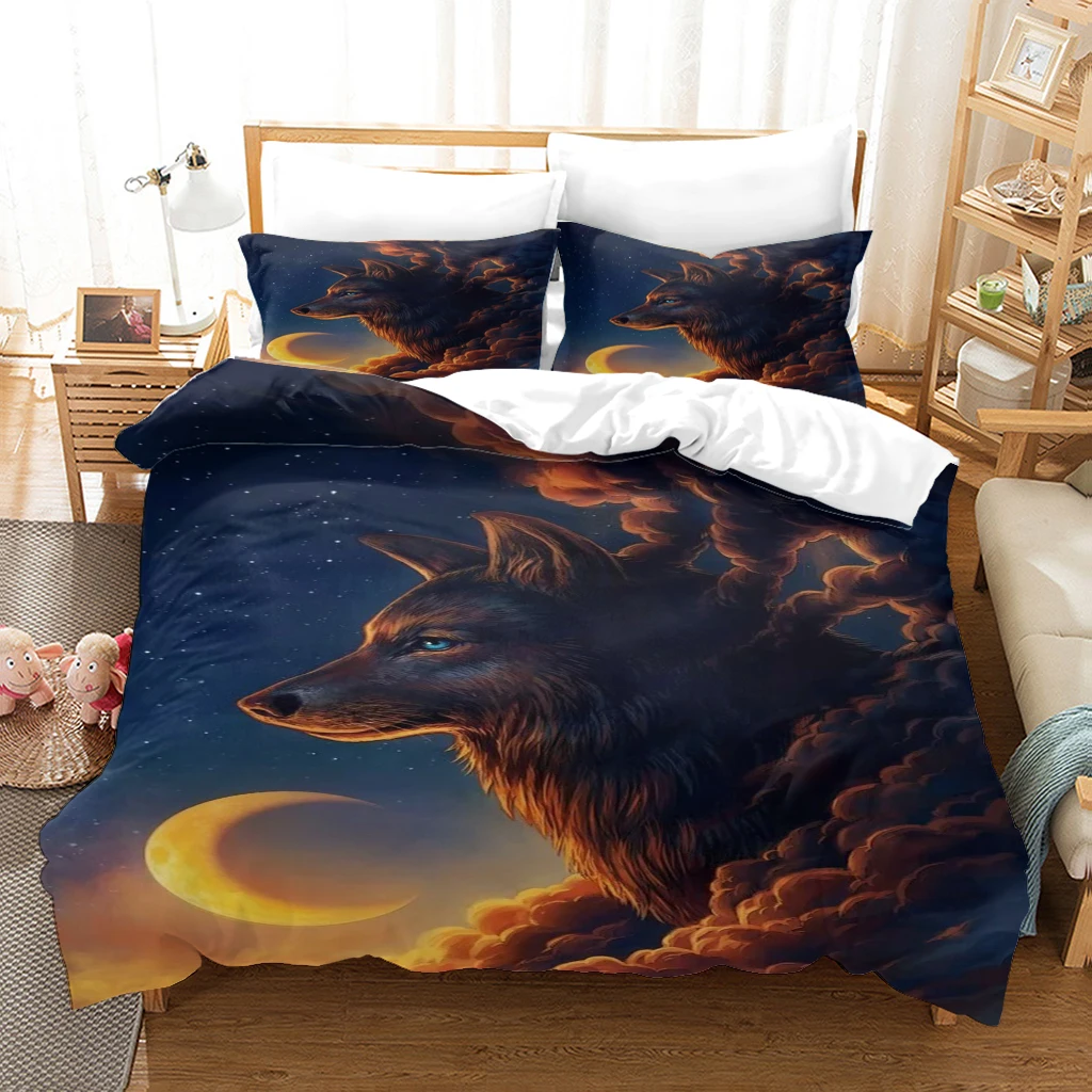 

Animal Penguin 3D Duvet Cover Childrens Kids Twin For Home Textiles 2/3pc Single Double Queen King Size Cartoon Bedding Sets