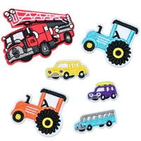 cartoon car construction truck series for clothes iron on embroidered patches for hat jeans sticker sew on diy patch applique