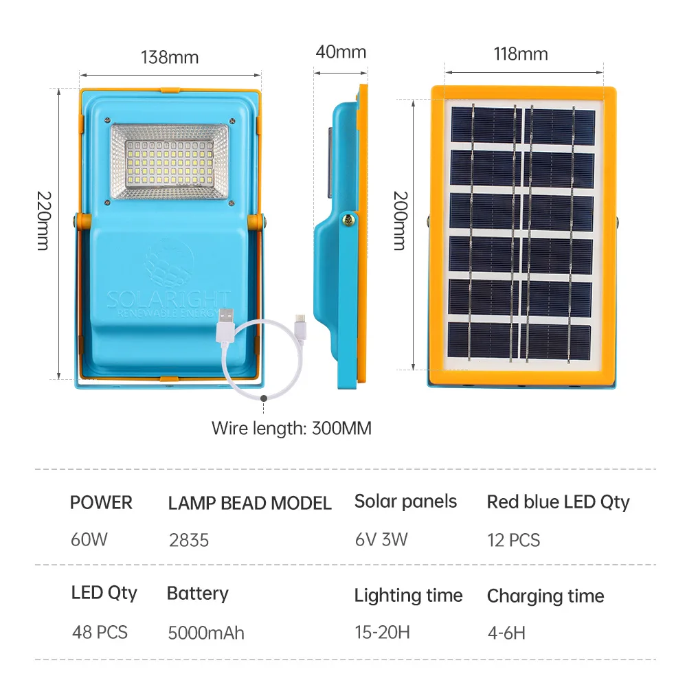 solar camping lamp with power bank 60w smd2835 solar led lights outdoor waterproof led lantern portable usb charge for phone sos free global shipping